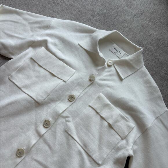 Aritzia Cream Sweater Jacket - Picture 2 of 7